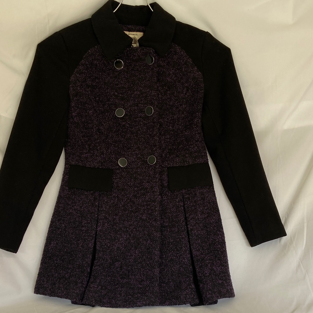 Route 66 Black and Purple Women's Coat
